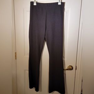 SHEIN Silky Wide Leg Black Pants